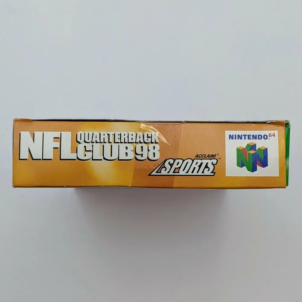 NFL Quarterback Club 98 (N64) - Loose with Box (Acclaim, 1997) Nintendo 64
